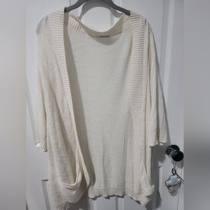 Plus size Maurices Cream cardigan size 4
